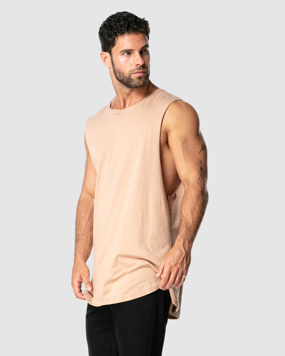 Prime Barley Brown Tank – ONEBYONE Clothing Co.