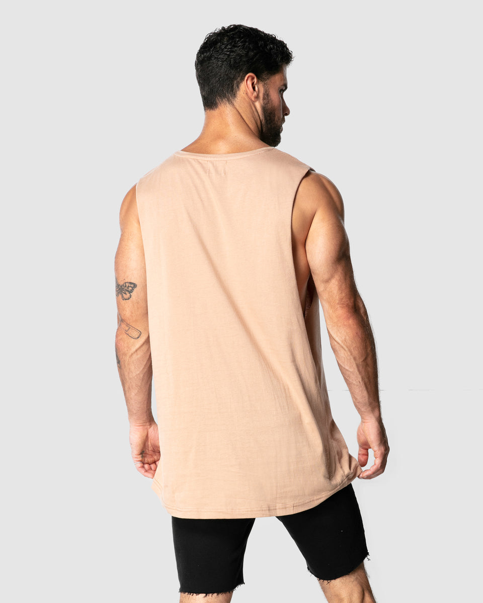 Prime Barley Brown Tank – ONEBYONE Clothing Co.