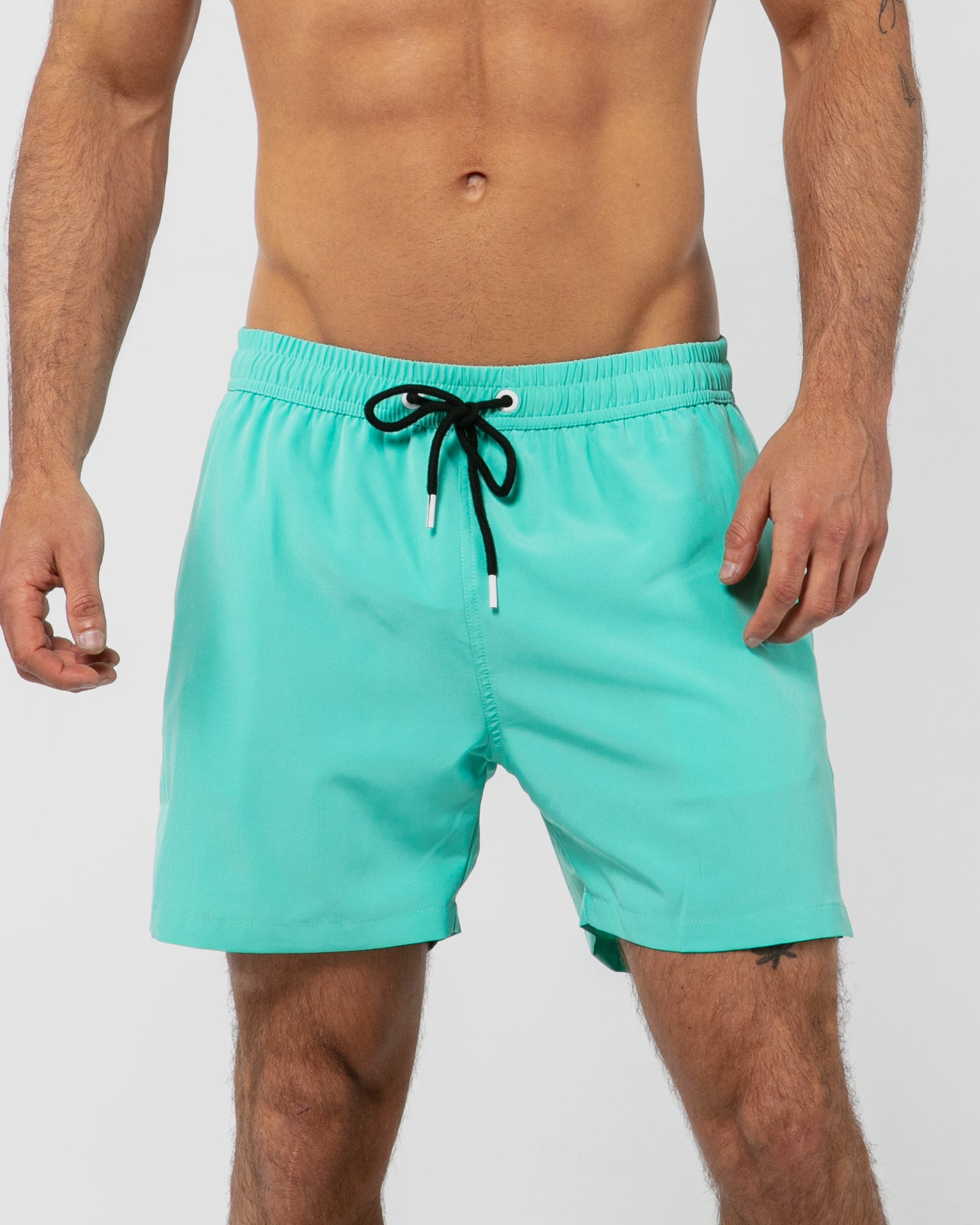 Green on sale swimming shorts